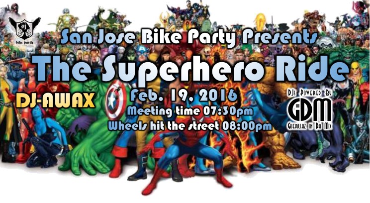San Jose Bike Party poster