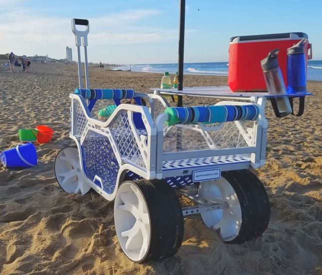 Sport Wagon in the sand on a beach