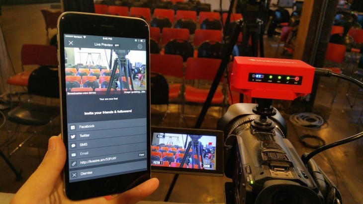 livestream broadcaster event gadgets