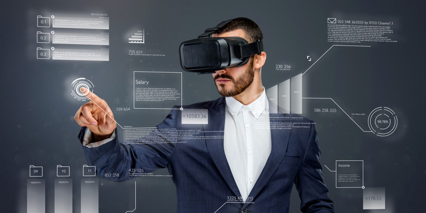 A man using virtual reality - tech trends