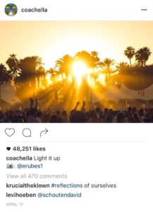 Coachella Instagram photo
