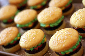 creative dessert ideas hamburger cupcakes