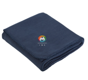 corporate gift, custom blanket